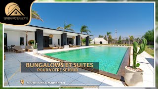 Bungalows Et Suites pour votre séjour piscine et jardin Route Ourika km 17 Marrakech [upl. by Maire]