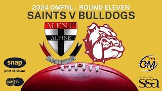 2024 R11 Saints v Bulldogs [upl. by Einnel294]