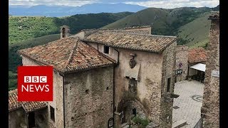 Reviving Italys ghost towns with an unusual hotel  BBC News [upl. by Nihhi]