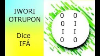 IWORI BATRUPON DICE IFA Consejos Recomendaciones Secretos Descripción del Oddun y mucho mas [upl. by Aylmar203]