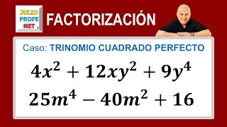 Caso 4 de factorización trinomio cuadrado perfecto Video 1 [upl. by Naes]