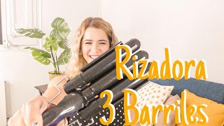 CÓMO USAR RIZADORA DE 3 BARRILES  RESEÑA RIZADORA WINPOK [upl. by Anelec]