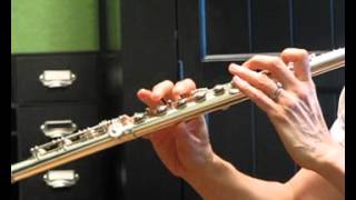 Gemeinhardt 33SB Pro 1980s Flute Upper Register Demo [upl. by Redle]