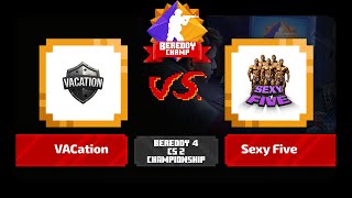 BeReddy 4  CS 2 Championship  VACation vs SEXY FIVE  Div 2  Group A  Bo3 [upl. by Cchaddie]