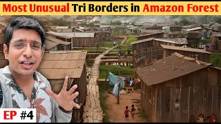 Travelling Inside 3 Countries Borders in Amazon Rainforest 🌳😱 [upl. by Anircam]