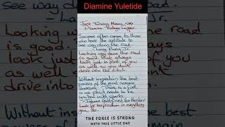 Writing Fri 30 Aug Tibaldi Bononia and Diamine Yuletide shorts [upl. by Ileyan188]