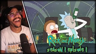 Rick and Morty Season 1 Episode 1 Reaction  Pilot [upl. by Nawotna]