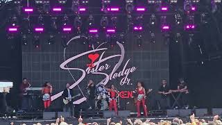 Sister Sledge perform We Are Family live  Lets Rock Exeter June 2024 [upl. by Jet]