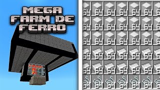 Mega FARM DE FERRO Do Minecraft Bedrock 121  Farms e Tutoriais  MCPE XBOX PS4 PS5 PC [upl. by Eehtomit4]