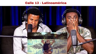 OUR FIRST TIME REACTION  Calle 13  Latinoamérica [upl. by Westney767]