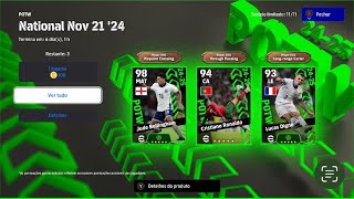 FOMOS EM BUSCA DO HAALAND CR7 E BELLINGHAM POTW DO EFOOTBALL 2025 [upl. by Annad]