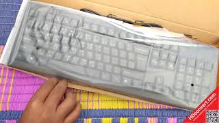 A4TECH KRS82 Wired MultimediaKeyboard Unboxing [upl. by Atinot]