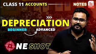 DEPRECIATION class 11 ONE SHOT  ACCOUNTS by gaurav jain [upl. by Zicarelli]