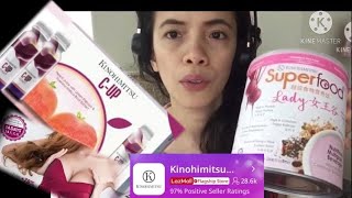 Kinohimitsu  Bust Enhancer Drink  CUP amp Superfood Nutritious Drink [upl. by Ziladnerb]