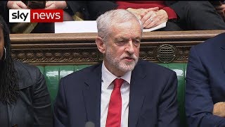 Watch Jeremy Corbyn appears to call the PM a quotstupid womanquot [upl. by Oirasec428]