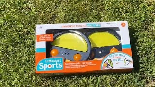 Velcro Ball and Catch Game 2024 Upgrade Toss and Catch Ball Set with Launchers and 2 Ball Review [upl. by Rab459]