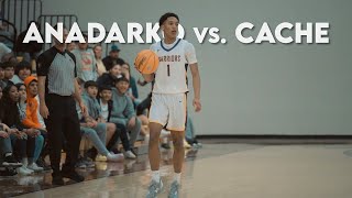 2022  Anadarko vs Cache  Basketball Highlights [upl. by Nwahsauq]