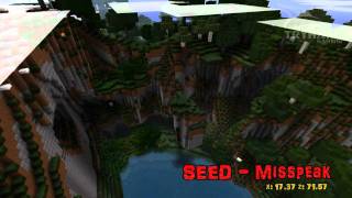 Incredible Never Before Seen Minecraft Seeds [upl. by Llewon137]