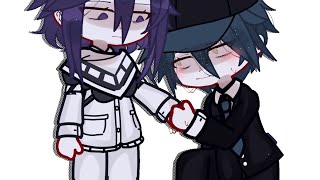 hey baby X hands up  gacha  meme  pregame shuichi X ingame kokichi  saiouma [upl. by Nitniuq]