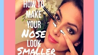 How To Make Your Nose Look Smaller [upl. by Yetac]