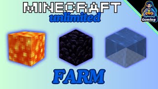 ULTIMATE Obsidian Farm in Minecraft Unlimited Obsidian [upl. by Nitza]