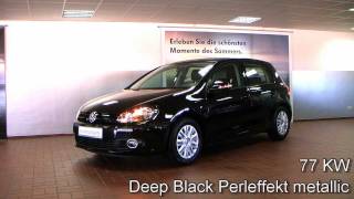 Volkswagen Golf VI 16 TDI DPF Trendline 2010 Deep Black Perleffekt BW171192 wwwautohausbizczychy [upl. by Darach]