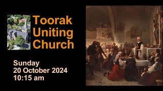 Toorak Uniting Church  Worship Service  20 October 2024 [upl. by Britte580]