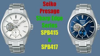 First Thoughts Seiko Presage Sharp Edges Series SPB415 and SPB417 [upl. by Lucie999]