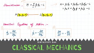 Lec 15 Hamiltons Equations of Motion  Hamiltonian  PROBLEM SOLVING [upl. by Nasus]