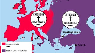 Grande Cisma de 1054  Separação da Igreja em Católica e Ortodoxa [upl. by Mharba]