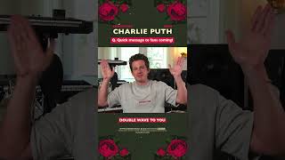 33 Charlie Puth QampA  Charlie Puth Presents quotSomething Newquot 2024 [upl. by Cherian]