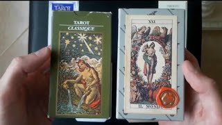 REVIEW  Tarot Classique Lo Scarebeo  Tarocco Soprafino Il Meneghello Comparatif Carlo Della Rocca [upl. by Adnilra]