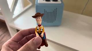 Tonies Box Toy Story Woody  a closer look and REVIEW [upl. by Gilly795]