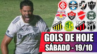 TODOS OS GOLS DESTE SÁBADO 191024  GOLS DE HOJE PELO BRASILEIRÃO SÉRIES A B E C COPA DO BRASIL [upl. by Yleen]