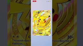 I got gold pikachu on Pokémon tcog pokemon rare fyp [upl. by Taddeo]