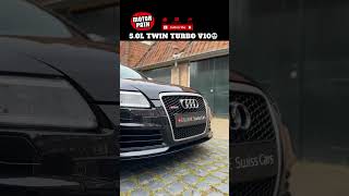 RS6 Avant with a V10 TwinTurbo Lamborghini Engine💀💀 rs6 c6 audic6 audi shorts viralvideo [upl. by Hiasi]