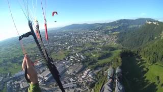 Gleitschirm Erstflug vom Staufen Staufen  Juli 2014 [upl. by Damien]