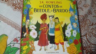 Folheando Livro Os Contos de Beedle o Bardo Ilustrado JK Rowling Chris Riddell [upl. by Normi54]