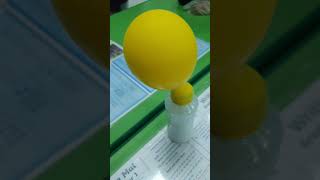 BAKING SODA BALLOON EXPERIMENT [upl. by Laughton]