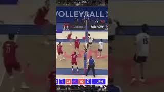 Japan vs France match game VNL The volleyball national league 2024 [upl. by Adnawat865]