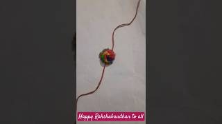 Rakshabandhan special Rakhi design ✨️ banana sikhe easy tarika shorts rakshabandhan rakhispecial [upl. by Arst]