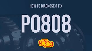 How to Diagnose and Fix P0808 Engine Code  OBD II Trouble Code Explain [upl. by Ambrosio122]