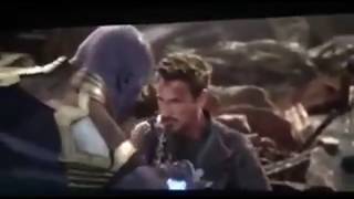 Thanos Stabbed Iron Man  Avengers Infinity War [upl. by Descombes212]