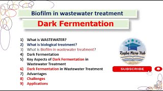 Dark fermentation  biofilm in wastewater treatment wastewatertreatment raqbamicrohub biofilm [upl. by Burra]