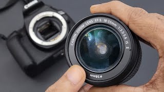 How to Clean a Foggy Lens  Canon EF 1855 mm  Disassembly [upl. by Enined]