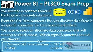 PL 300  Q24  Power BI Connect to ODBC [upl. by Anirrehs]