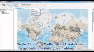 Howto add a geocoder in ArcGIS Desktop geocoding amp reverse geocoding [upl. by Maroj]