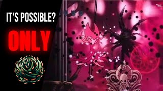 Defeating Nightmare Grimm King with ONLY Thorns of Agony Hollow Knight [upl. by Drus]