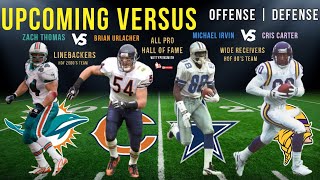 Zach Thomas VS Brian Urlacher amp Michael Irvin VS Cris Carter On The Way Guru OffSeason [upl. by Inessa]