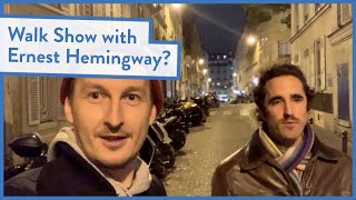 Ernest Hemingway interview on the streets of Montmartre [upl. by Chic]